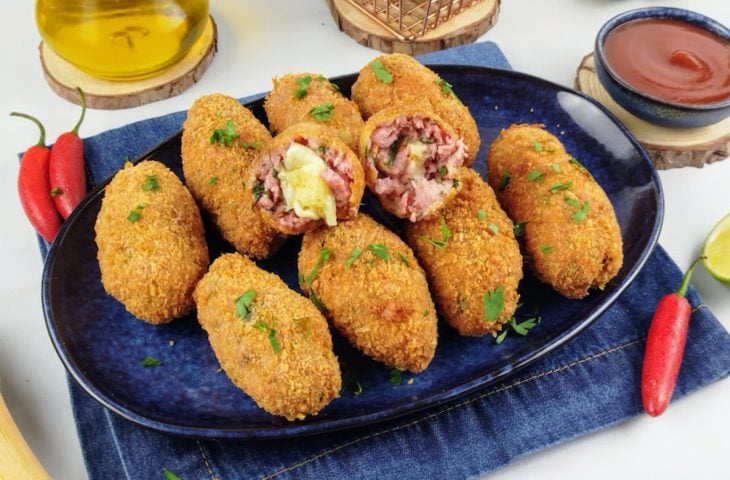Croquete de linguiça toscana