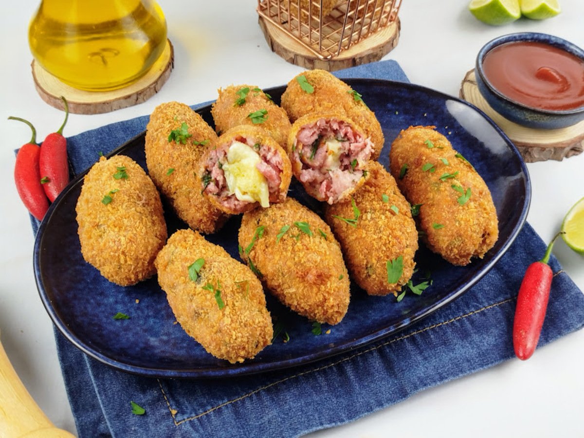 Croquete de linguiça toscana