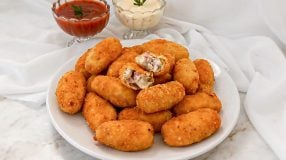 Croquete de mortadela