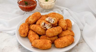 Croquete de mortadela