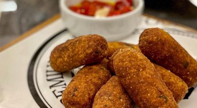 Croquete de sobras de carne assada