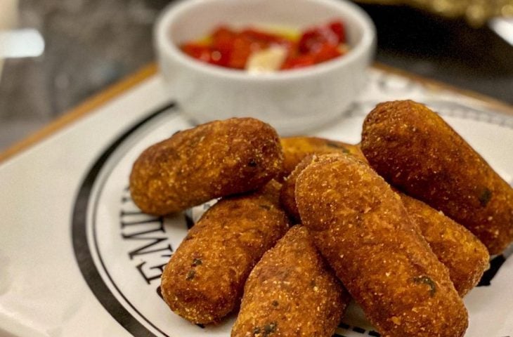 Croquete de sobras de carne assada