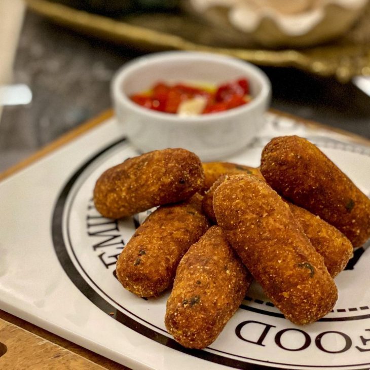 Croquete de sobras de carne assada