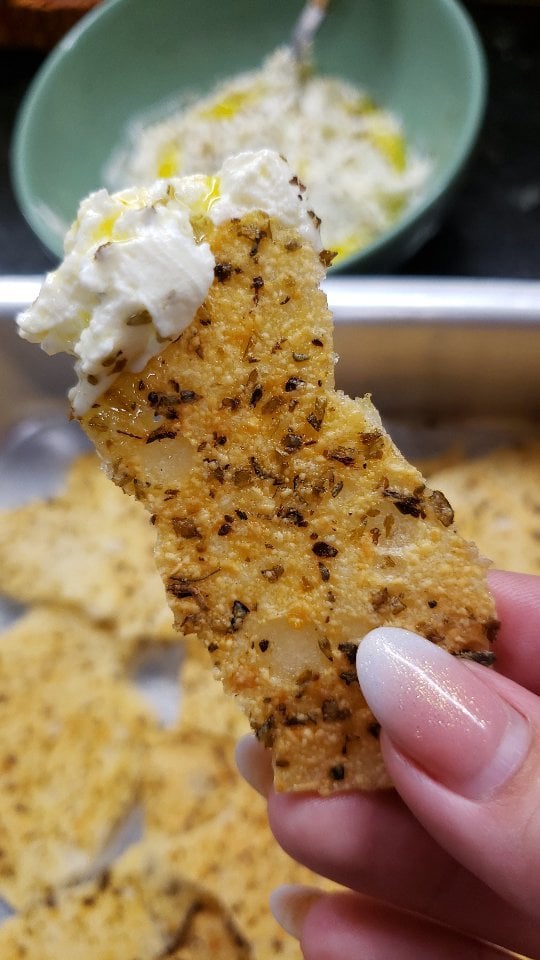 Crostini de tapioca