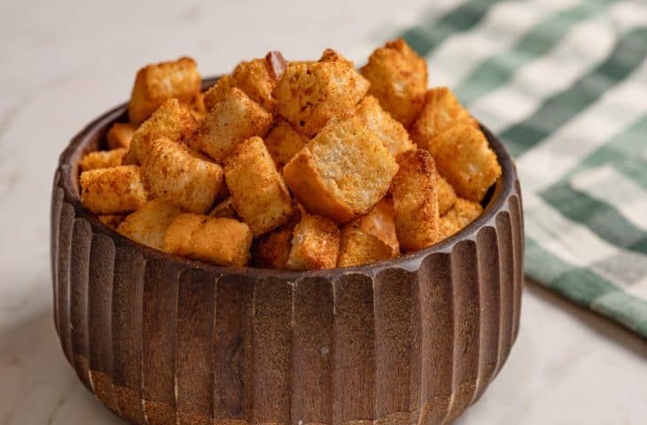 Croutons na air fryer