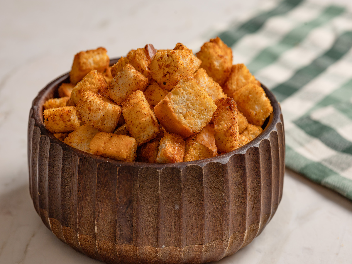 Croutons na air fryer