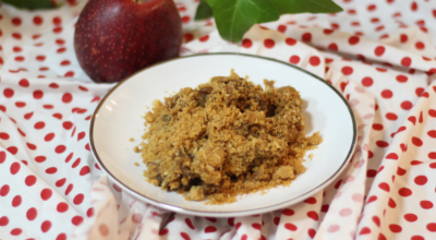 Crumble de maçã simples