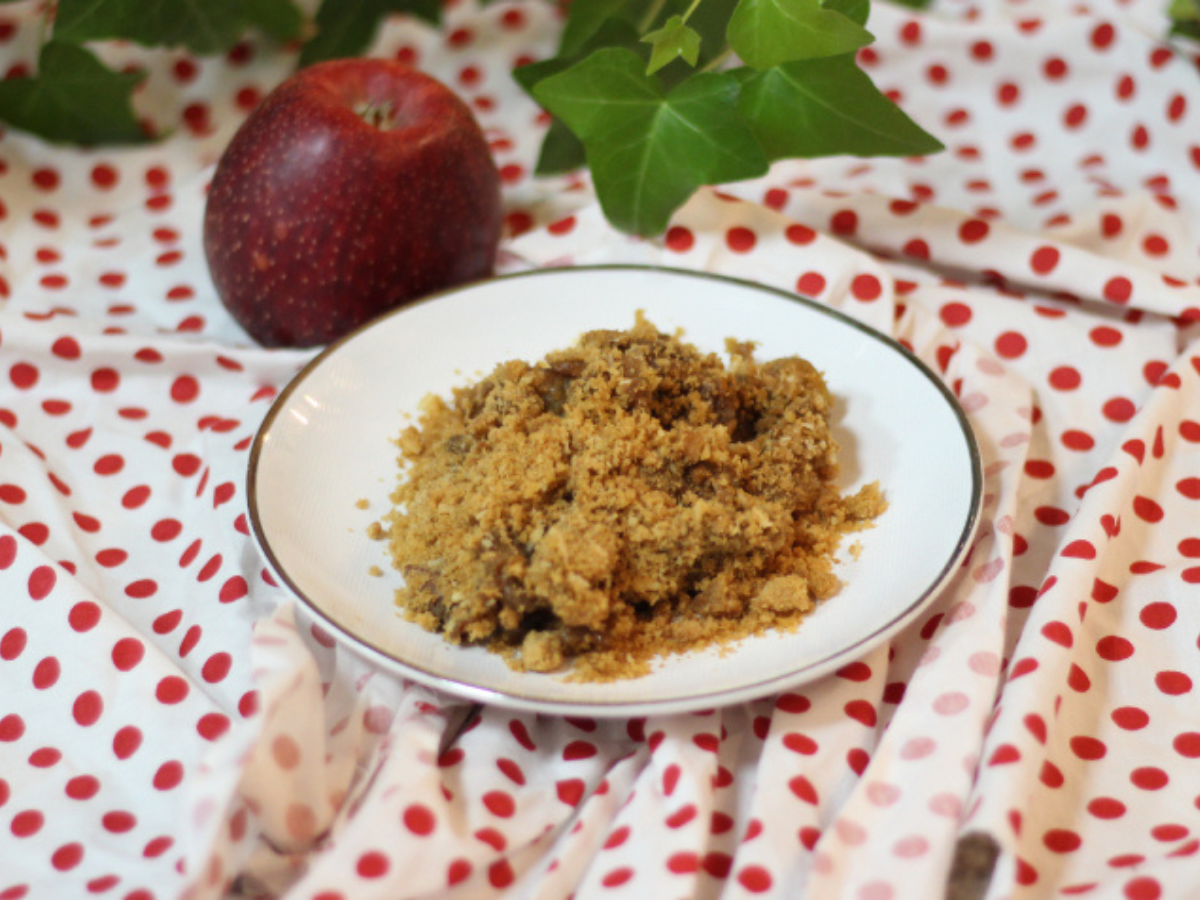 Crumble de maçã simples