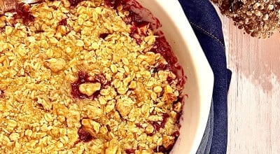 Crumble de uva