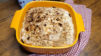 Cuca de uva fácil e rápida