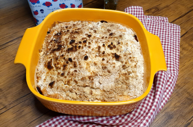 Cuca de uva fácil e rápida