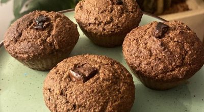 Cupcake de cacau fit