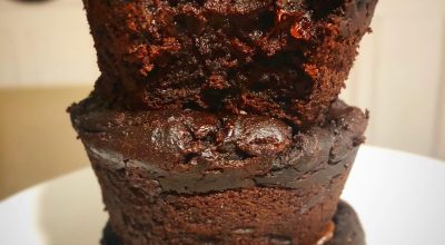 Cupcake de chocolate vegano