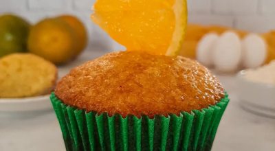 Cupcake de laranja simples