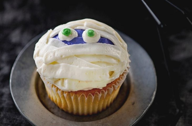 Cupcake de múmia