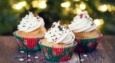 Cupcake de Natal fácil