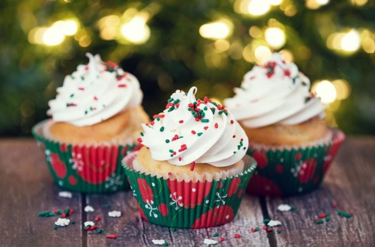 Cupcake de Natal fácil