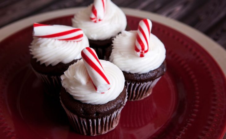 Cupcake de Natal simples