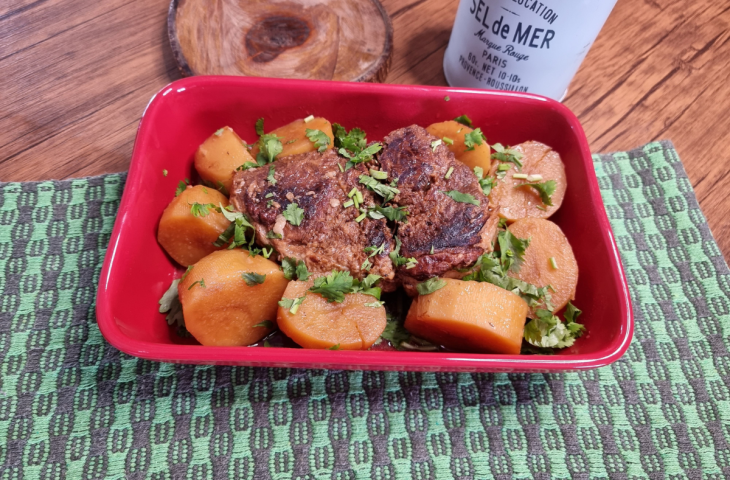 Cupim na panela de pressão com batatas