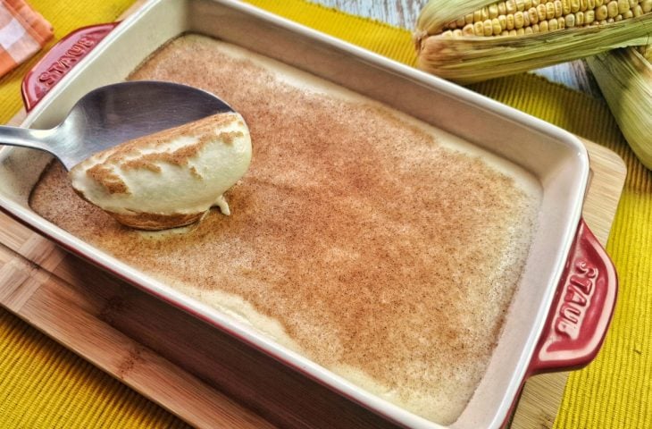 Curau com leite de coco