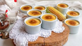 Curau de milho verde no liquidificador