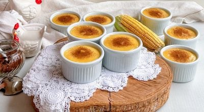 Curau de milho verde no liquidificador