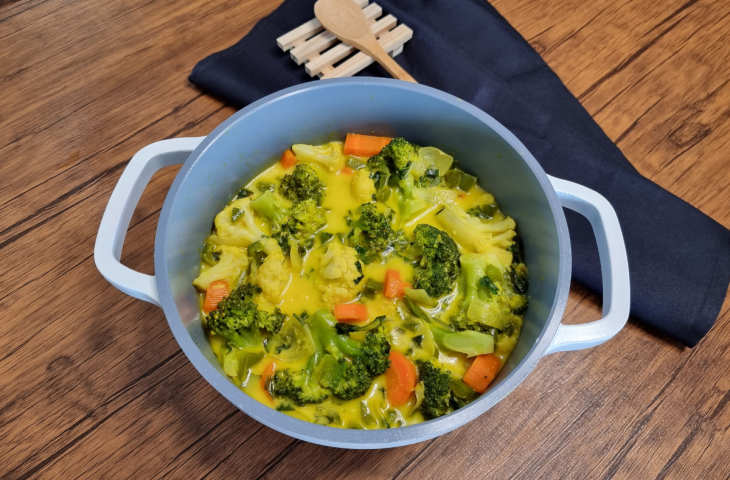 Curry de legumes fácil