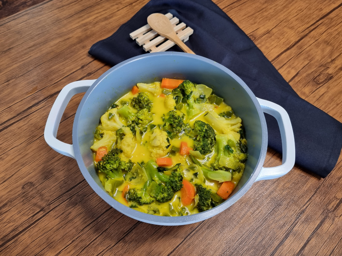Curry de legumes fácil