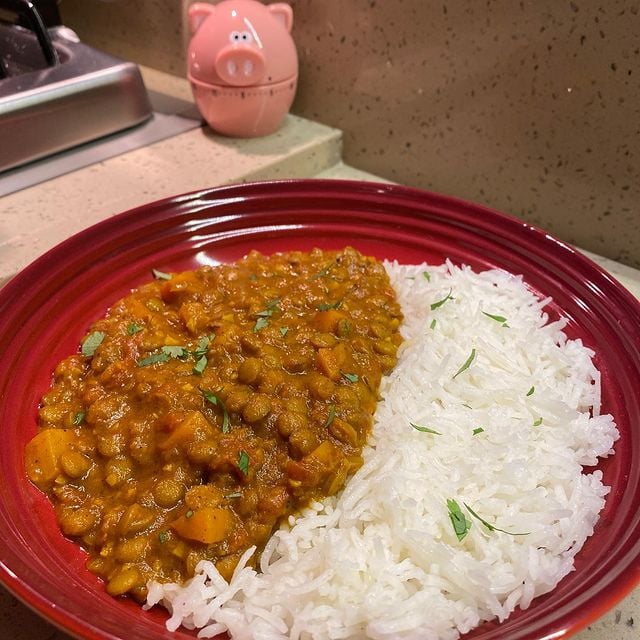 Curry de lentilha