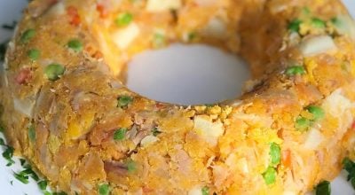 Cuscuz de atum em lata