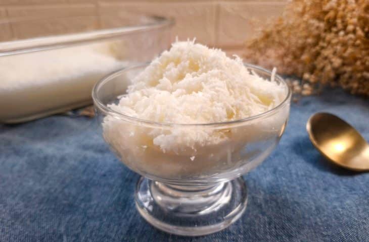 Cuscuz de tapioca doce sem açúcar