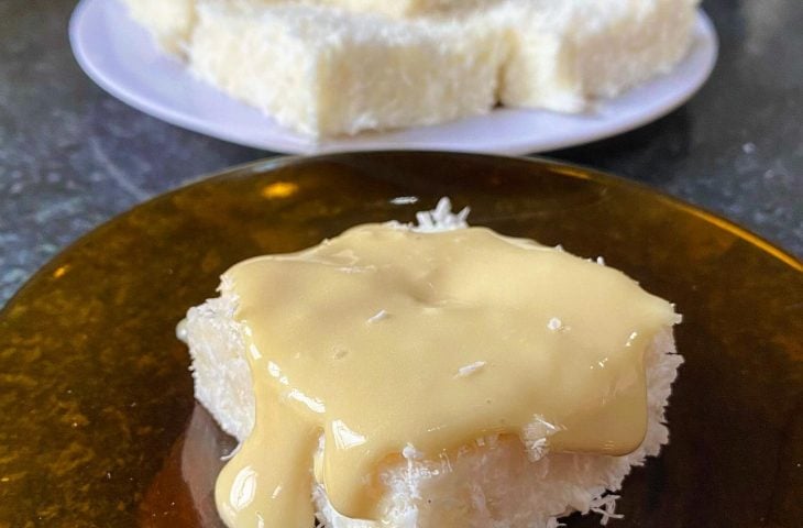 Cuscuz de tapioca doce sem açúcar