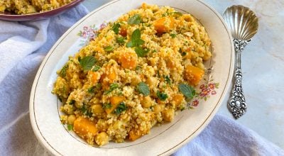 Cuscuz marroquino com legumes