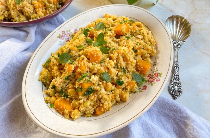 Cuscuz marroquino com legumes