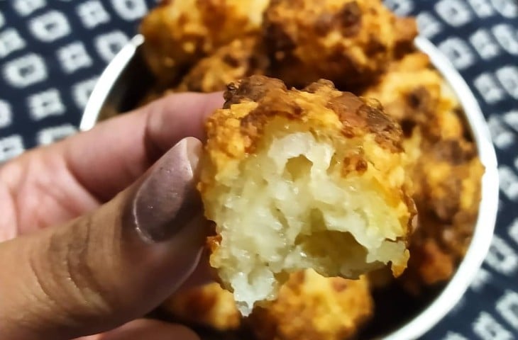 Dadinho de tapioca com queijo colonial