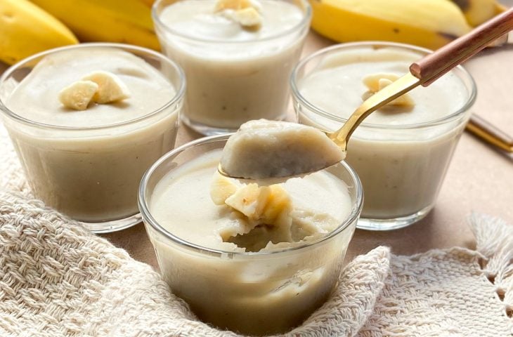 Danoninho de inhame e banana