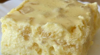 Sobremesa gelada de abacaxi