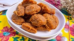 Doce de abóbora cristalizado