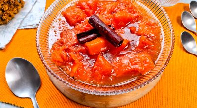 Doce de abóbora em calda