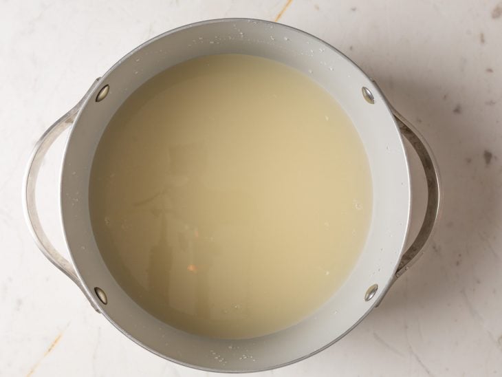 ponto de bala para caramelo de base do doce de amendoim.
