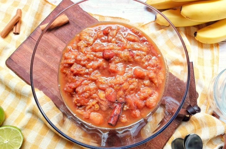 Doce de banana na panela de pressão