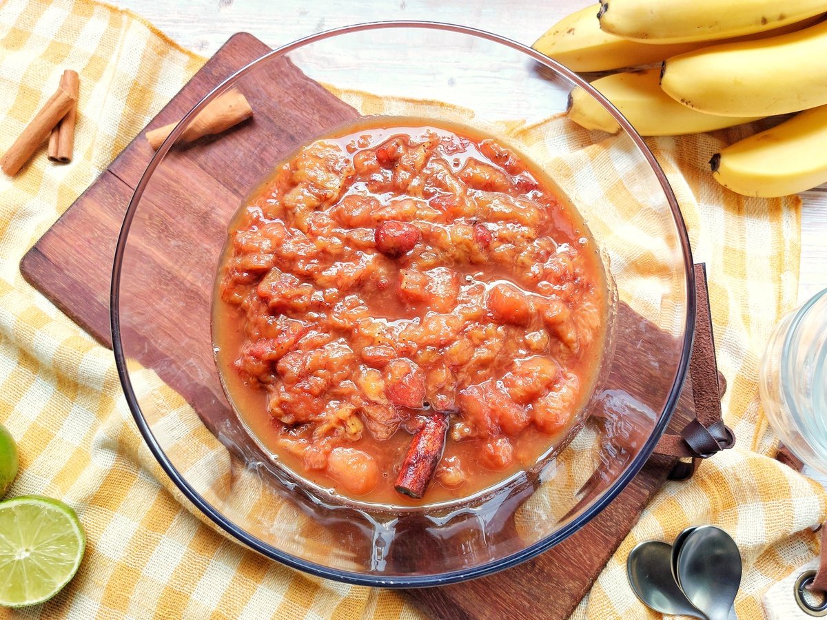 Doce de banana na panela de pressão