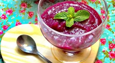 Doce de batata-doce roxa