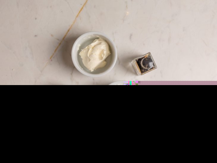 Ingredientes para a cobertura.