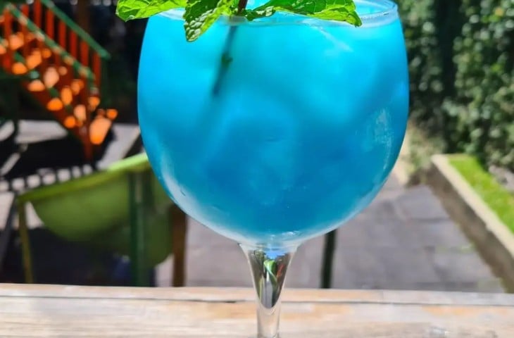 Drink corote de blueberry