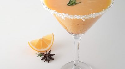 Drink de maracujá com gin