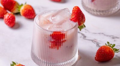 Drink de morango fácil