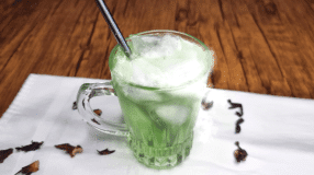 Drink esfumaçante sem álcool