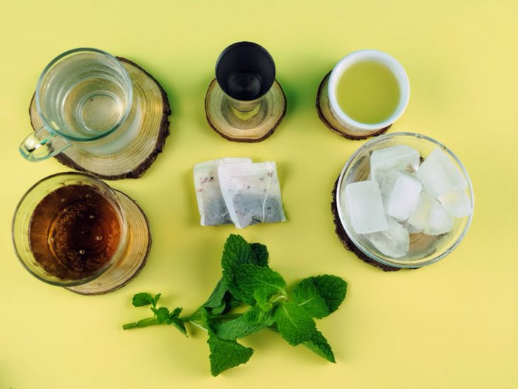 Ingredientes reunidos para o preparo da receita.