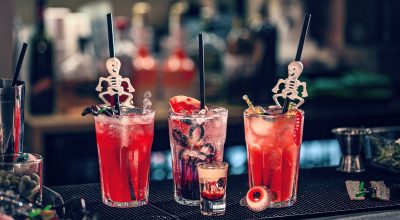 Drink sanguíneo de Halloween